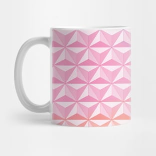 Geodesic Sphere, Pink Mug